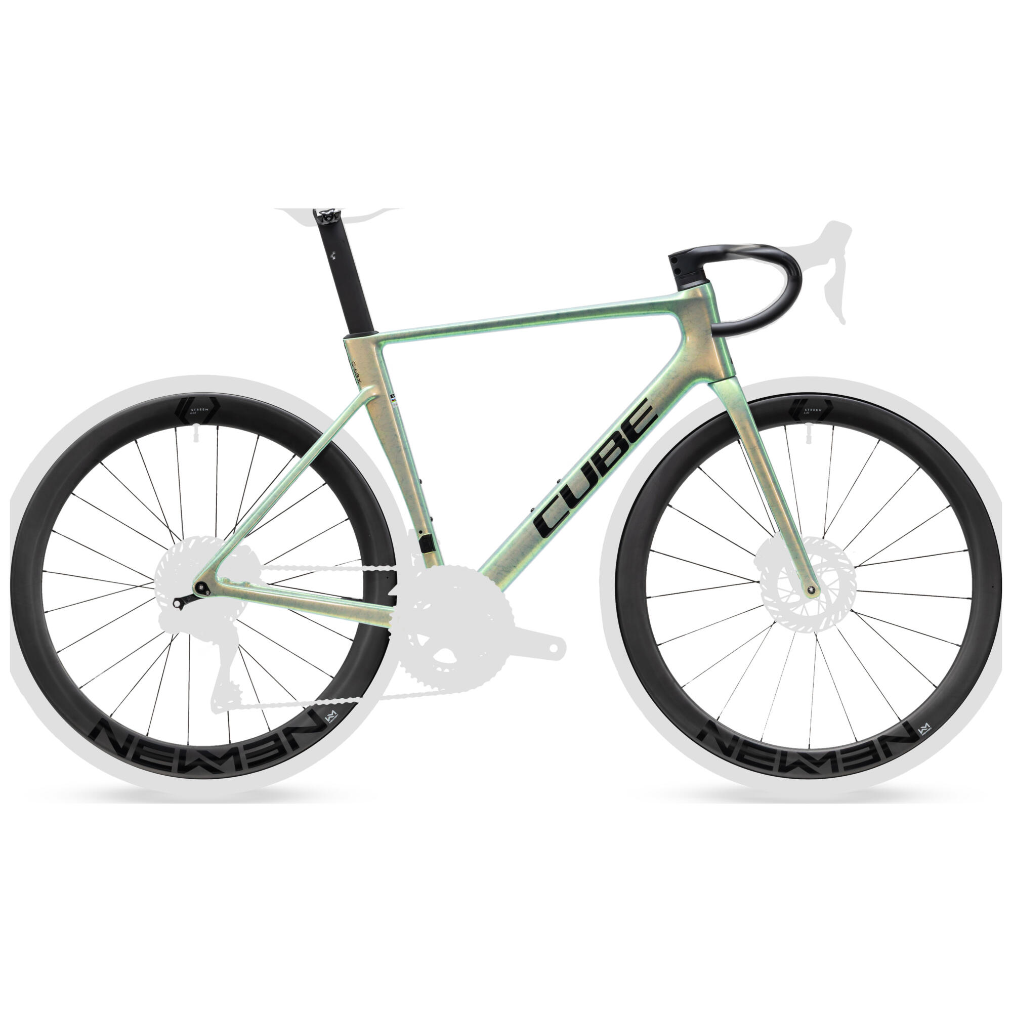 Litening AIR C:68X Frameset genesisfibre'n'black