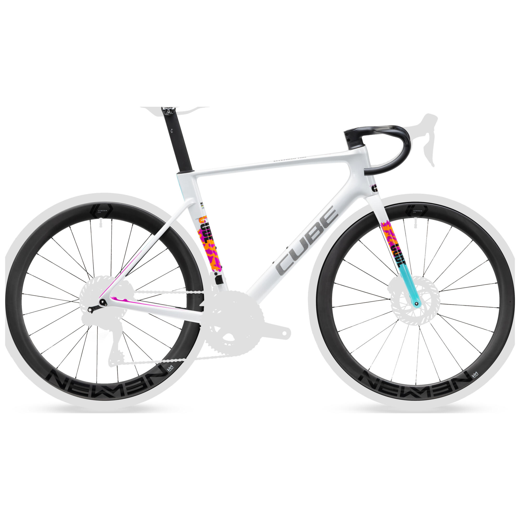 Litening AIR C:68X Frameset graphic'n'white