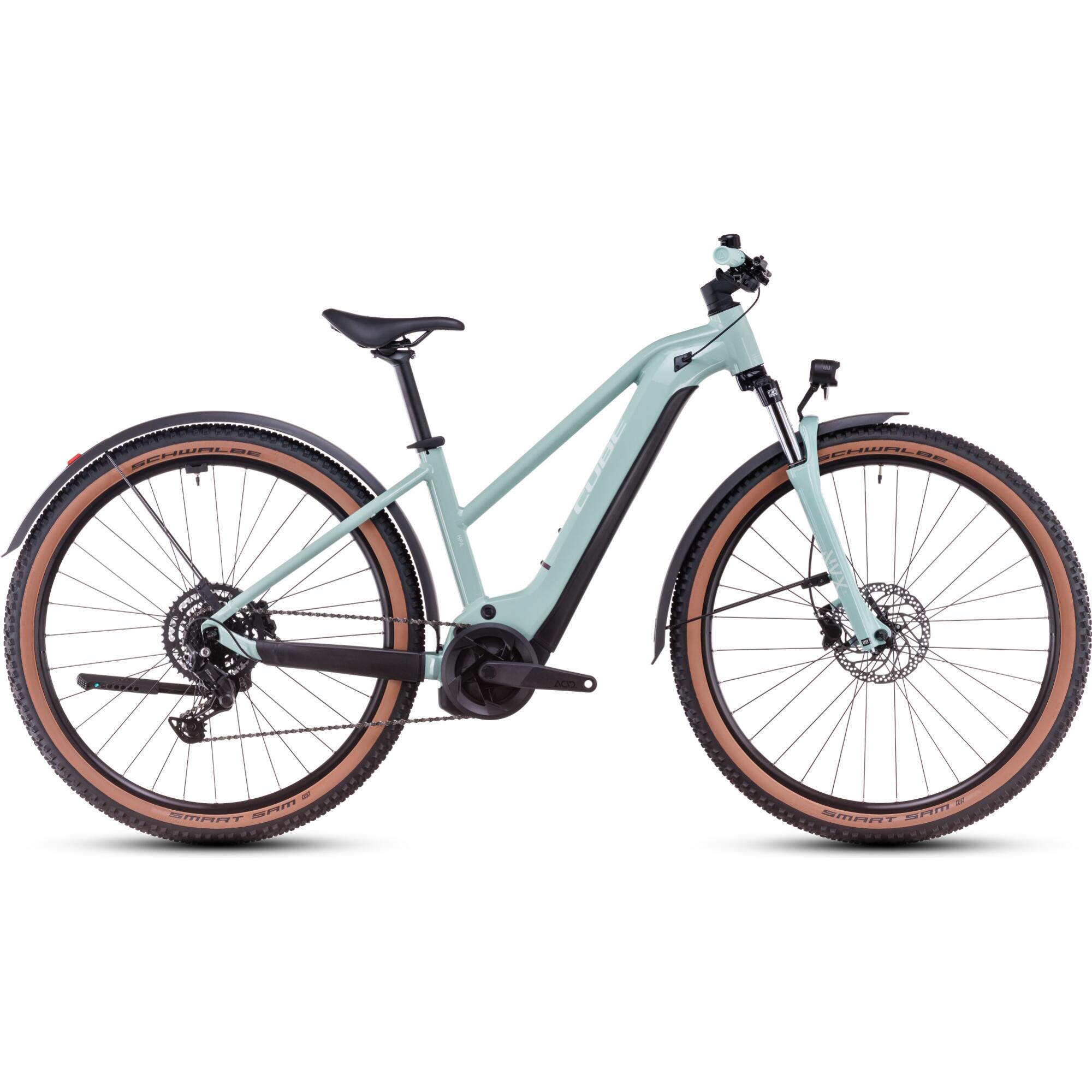 CUBE Reaction Hyb. Perf. 500 Allroad blue'n'white Trapeze 2025