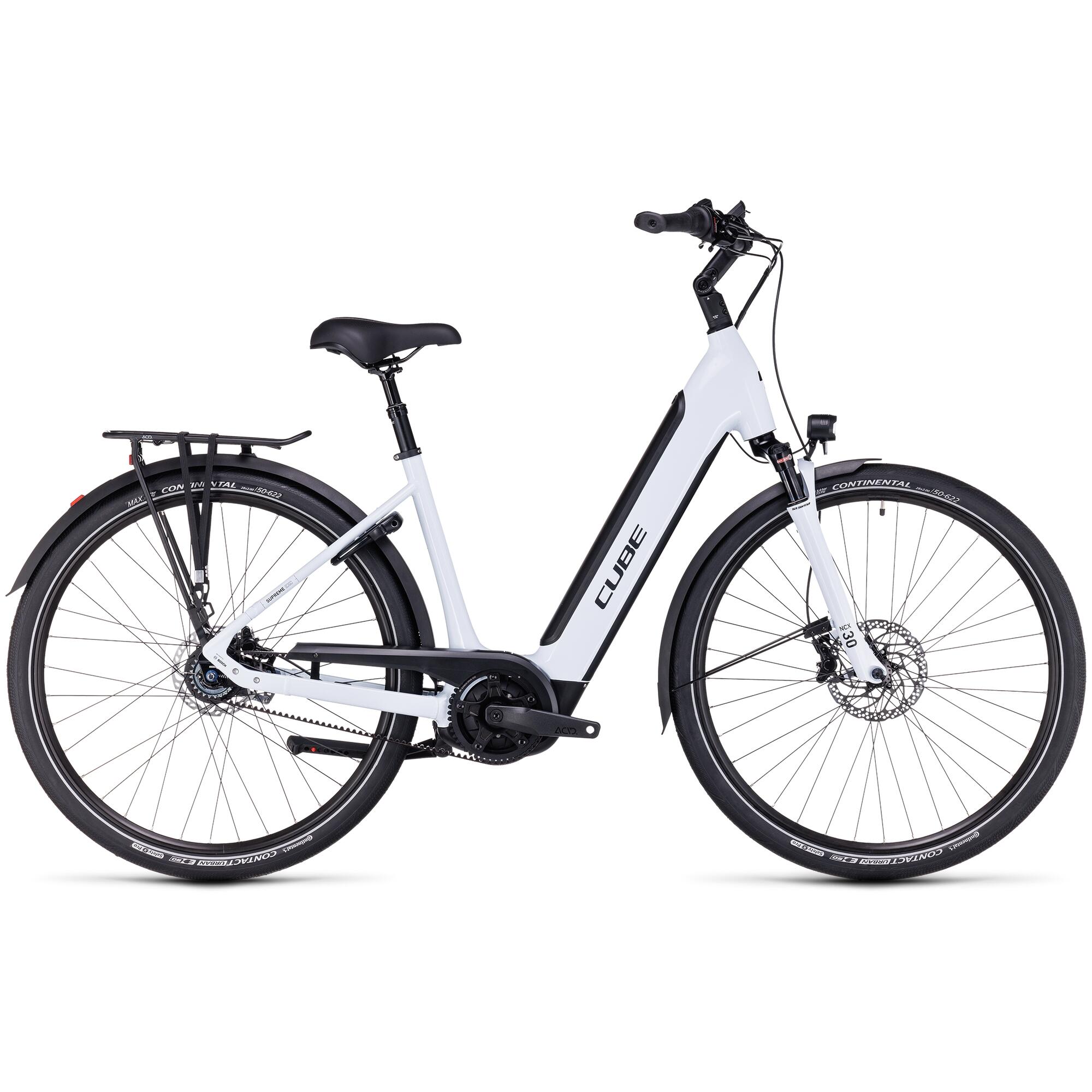 CUBE Supreme RT Hybrid EXC 500 flashwhite'n'black Easy Entry 2023