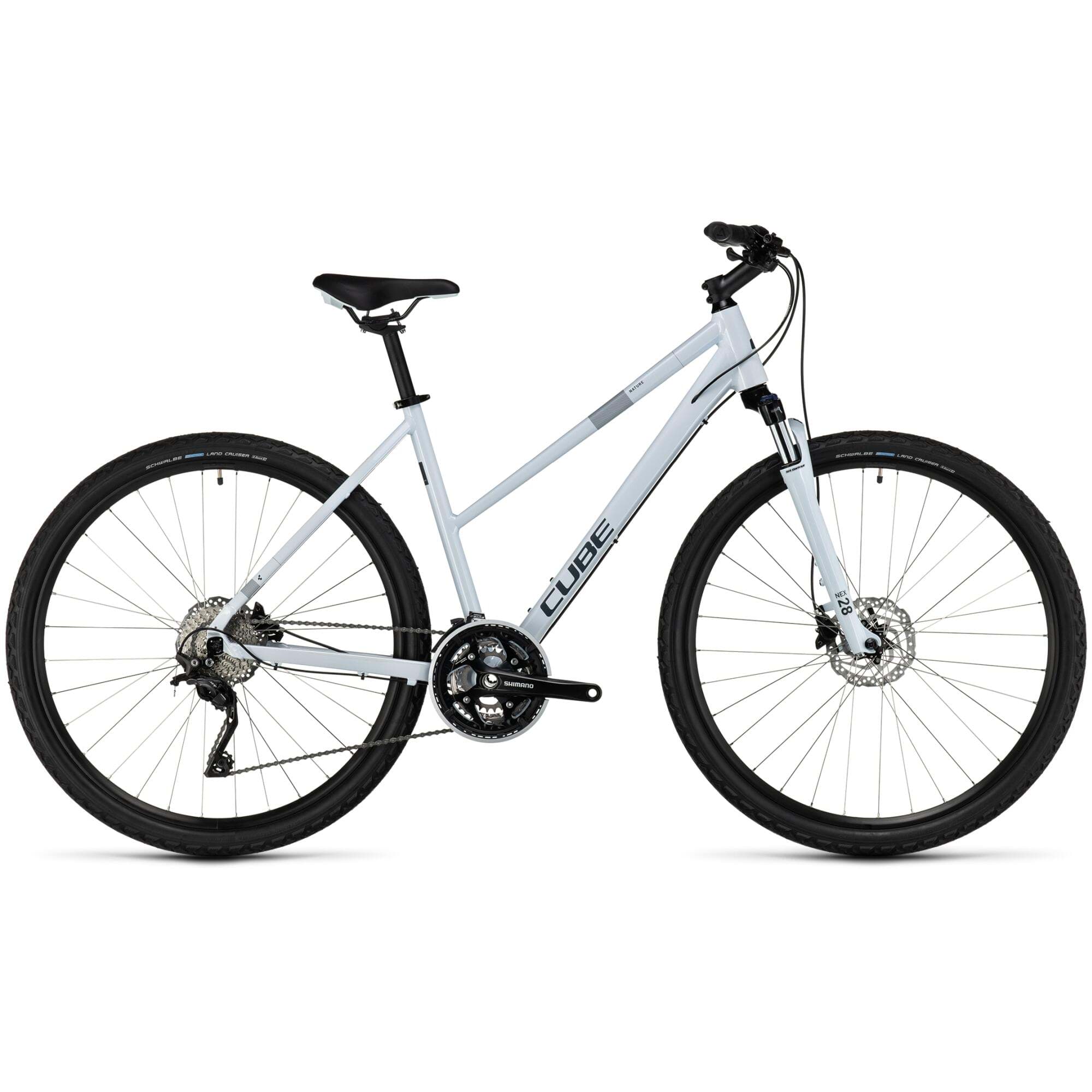 CUBE Nature Pro frostwhite'n'grey Trapeze 2023