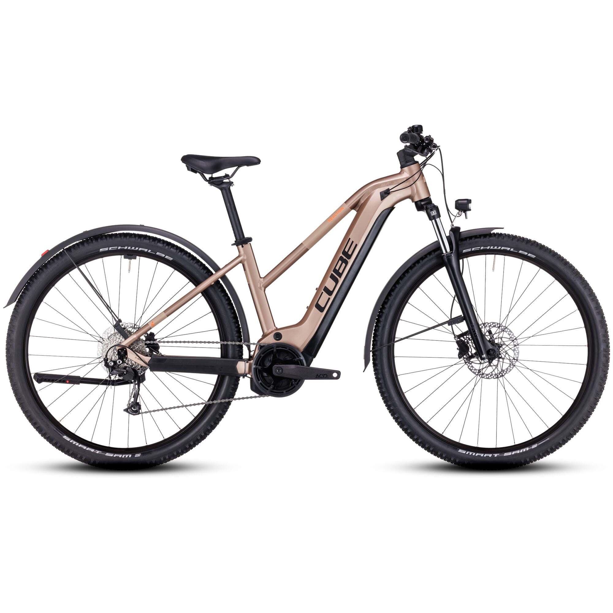 CUBE Reaction Hybrid Perf. 625 Allroad brown'n'orange Trapeze 2023